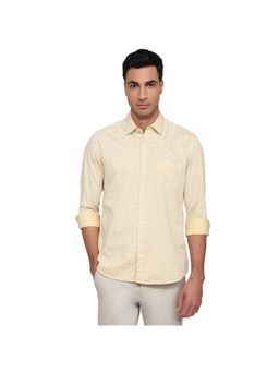 Parx - Slim Fit Medium Yellow Shirt