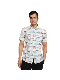 Parx - Slim Fit Multi-Color Shirt