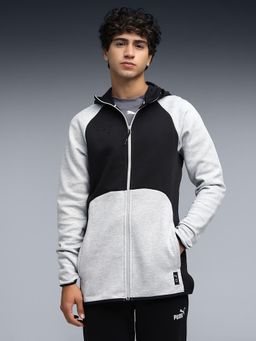 Puma - Grey Cotton Solid Sweatshirt