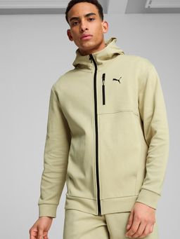 Puma - Beige Cotton Solid Jacket