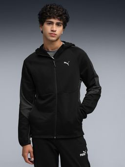 Puma - Black Cotton Solid Jacket