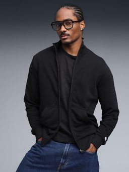 Puma - Black Cotton Solid Jacket