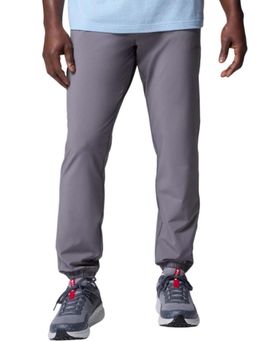 Columbia - Grey Polyester Solid Joggers
