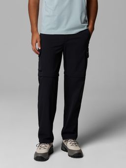 Columbia - Black Nylon Solid Convertible Pant