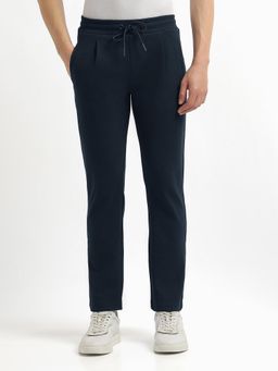 Arrow Sports - Blue Cotton Solid Trouser