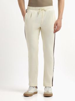 Arrow Sports - Beige Cotton Solid Trouser