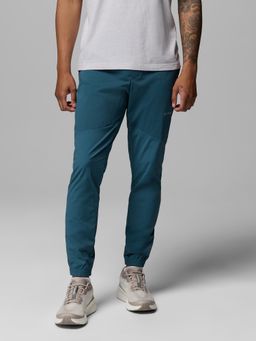 Columbia - Blue Nylon Solid Joggers