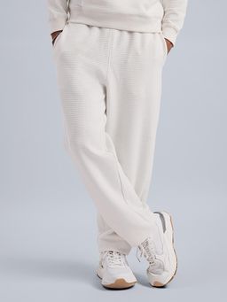 KINGDOM OF WHITE - Polycotton Textured Joggers