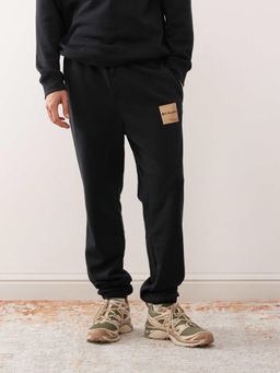 Columbia - Black Cotton Solid Joggers