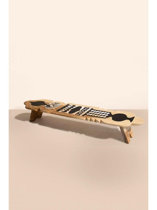 Freedom Tree Roz Illusion White Sheesham Wooden Center Piece
