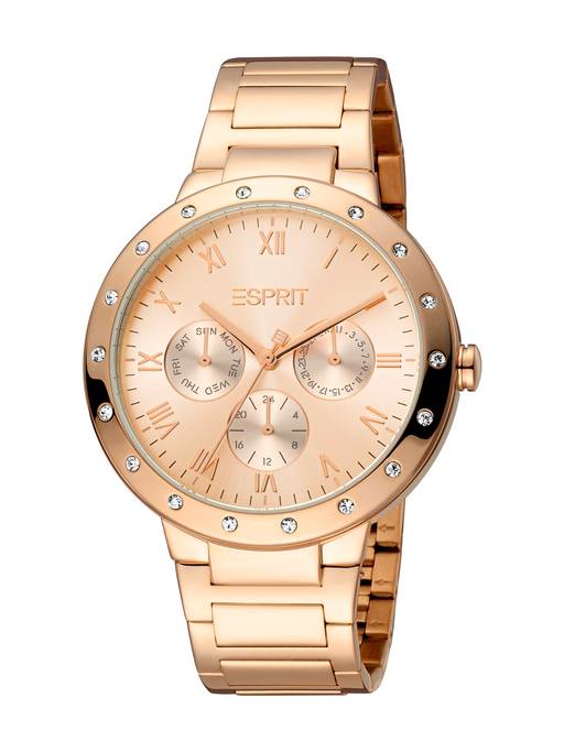 Buy Esprit Rose Gold Dial Women Watch ES1L225M0065 (M) Online display picture 1
