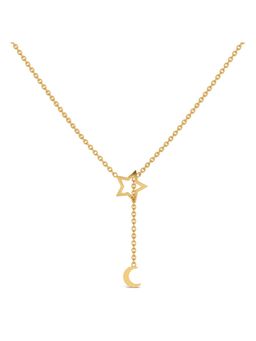 Candere by Kalyan Jewellers - BIS Hallmark 18K Yellow Gold Necklace for Women