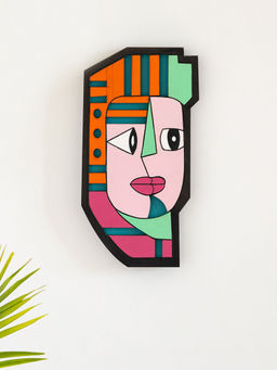 ExclusiveLane - Tribal African Mystical Mask Decorative Wall Decor Hanging 13 Inch Hand Painted