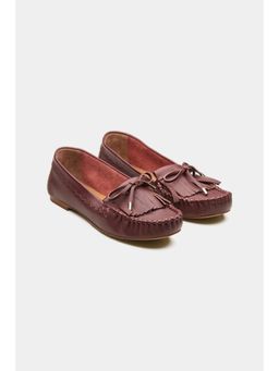 Oroh - Women Maroon Northampton Moccasins