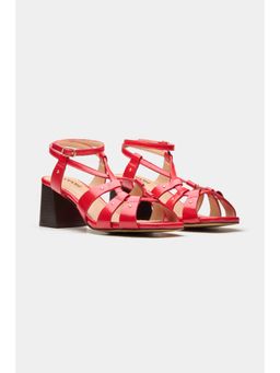 Oroh - Women Red Calypso Block Heels