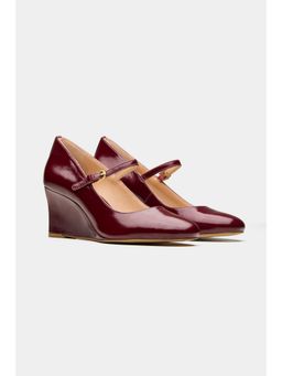 Oroh - Women Maroon Ariel Wedges Heels