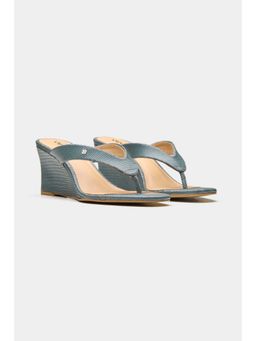 Oroh - Women Teal Cassia Wedges Heels