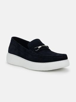 Guess - Men Navy Blue Loafers
