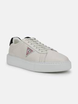 Guess - Men Cream Sneakers