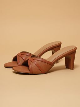 ERIDANI - Women Tyler Tan Block Heels