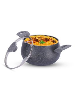 The Better Home - Handi Pot With Glass Lid 3L Grey (Set of 2)