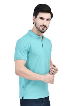 WOODLAND - Turquoise Hs Polo T-Shirt for Men