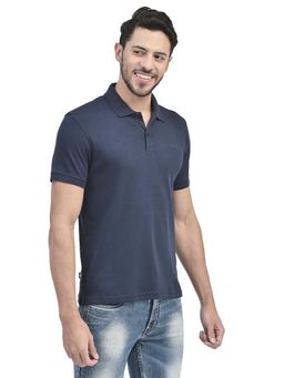 WOODLAND - Navy Blue Hs Polo T-Shirt for Men