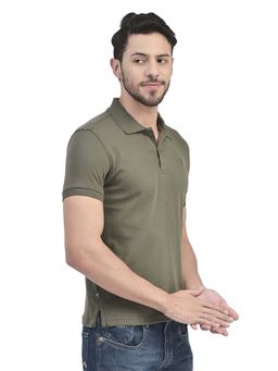 WOODLAND - Olive Hs Polo T-Shirt for Men
