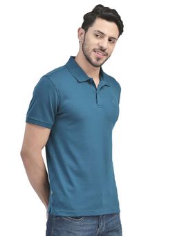 WOODLAND - Blue Hs Polo T-Shirt for Men