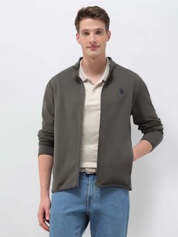 U.S. POLO ASSN. - Solid Grey Mens Jacket