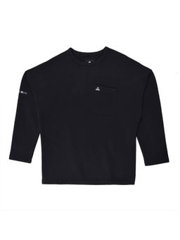 WOODLAND - A Skating Monk Black Fs R Neck T-Shirt For Men