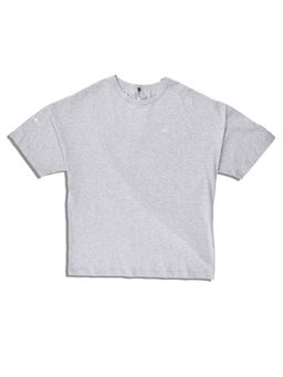 WOODLAND - A Skating Monk Grey Hs R Neck T-Shirt For Men