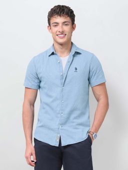 U.S. Polo Assn. Denim Co. - Mens Vertical Striped Relaxed Fit Shirt