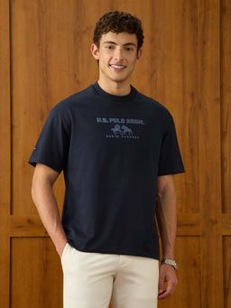 U.S. Polo Assn. Denim Co. - Mens Brand Embroidered Relaxed Fit T-Shirt