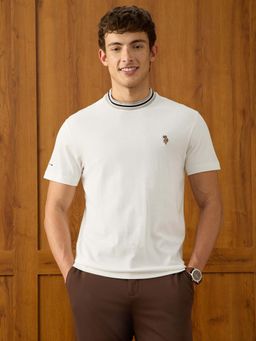 U.S. Polo Assn. Denim Co. - Mens Solid Relaxed Fit White T-Shirt