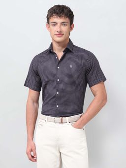 U.S. POLO ASSN. - Mens Checked Twill Shirt