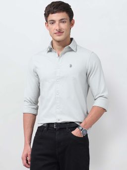 U.S. POLO ASSN. - Mens Solid Tailored Fit Shirt