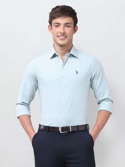 U.S. POLO ASSN. - Mens Solid Tailored Fit Shirt