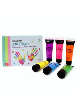SCOOBIES - Rainbow Finger Paints for The Little Hands (Set of 6)