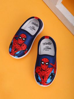 Kidsville - Marvel Comics Spiderman Printed Navy Blue Sneakers