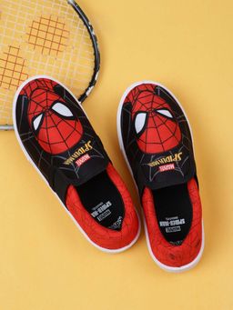 Kidsville - Marvel Comics Spiderman Printed Multi-Color Sneakers