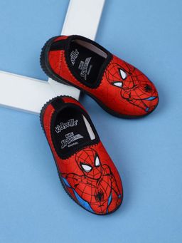 Kidsville - Marvel Comics Spiderman Printed Red Sneakers
