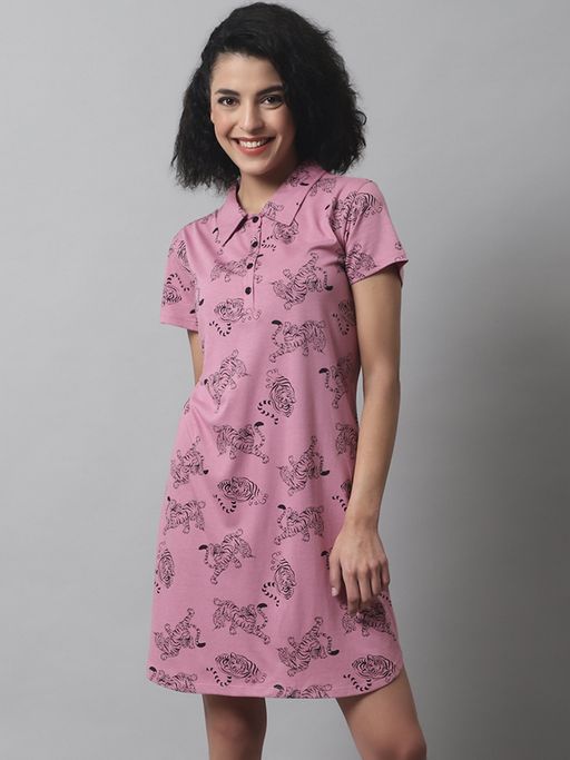Buy Kanvin Conversational Printed Nightdress Online