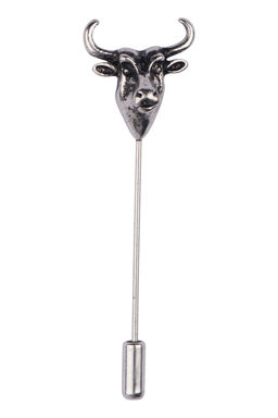 The Tie Hub - Silver Yak Lapel Pin