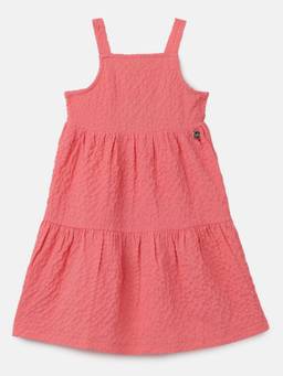 ANGEL & ROCKET - Textured Pink Dress
