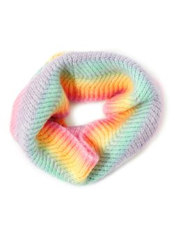Accessorize London - Girls Rainbow Space dye Snood Scarf