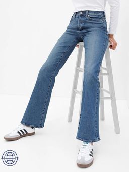 GAP - Womens Blue Solid Jeans