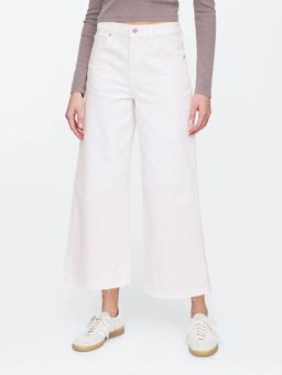 GAP - Womens High-Rise Wide-Leg Jeans