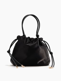 H&M - Women Black Drawstring HandBag