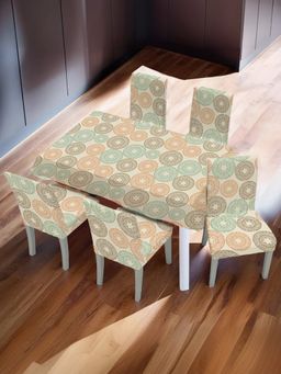 UMAI - Dining Table Chair Cover Multi Color (Set of 7)